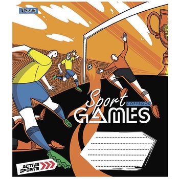 Тетрадь общая 1 Вересня Sport Games, A5, в клеточку, 36 листов - Pampik - 5