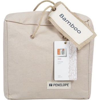 Дитяча ковдра Penelope Bamboo, антиалергенне, весна-осінь, 145х95 см, кремовий (svt-2000022219686) - Pampik - 8