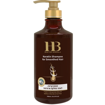 Шампунь для волосся Health&Beauty з кератином, 780 мл - Pampik