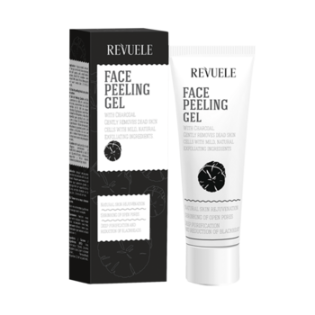 Гель-пилинг для лица Revuele с углем, 80 мл - Pampik