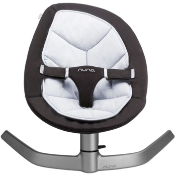 Шезлонг-гойдалка Nuna Leaf Twilight, чорний із сірим - Pampik