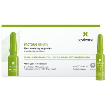 Концентрат в ампулах для лица Sesderma Factor G Biostimulating Ampoules, 7х1.5 мл - Pampik
