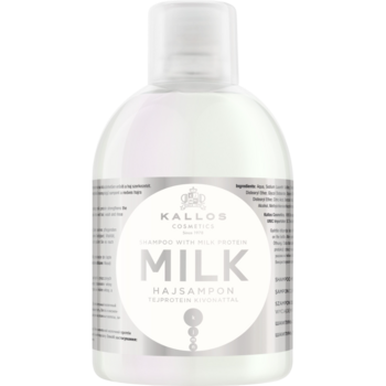 Шампунь для волос Kallos Cosmetics KJMN Milk увлажняющий с протеинами молока, 1 л - Pampik