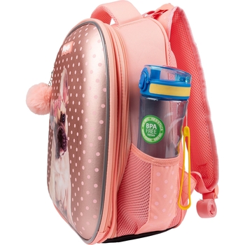 Рюкзак каркасний 1 Вересня H-29 Dolly Dog, кораловий (559516) - Pampik - 9