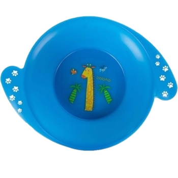 Миска з ручками Baboo Safari, від 6 міс., синя (9-026) - Pampik