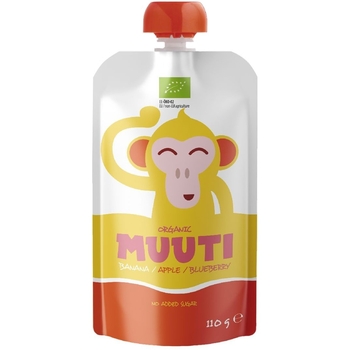 Фруктове пюре Muuti Банан, яблуко та чорниці, 110 г - Pampik