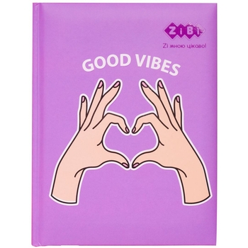 Блокнот ZiBi Symbol Kids Line А-6 у клітинку 64 аркуші фіолетовий (ZB.12740-07) - Pampik