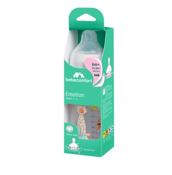 Бутылочка для кормления Bebe Confort Emotion PP Bottle, 360 мл, белая (3102202020) - Pampik - 3