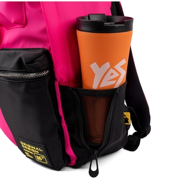 Рюкзак Yes T-126 Fame, черный с малиновым (558925) - Pampik - 7