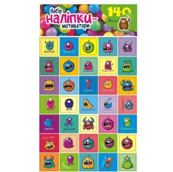 Наліпки-мотиватори (Mot140green) - Pampik