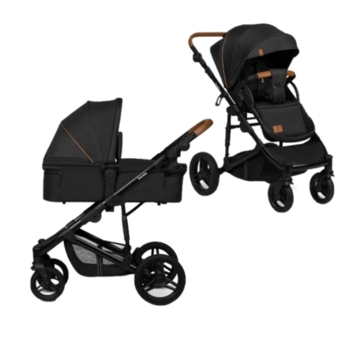 Універсальна коляска 2 в 1 Lionelo Mari Tour Black Onyx, чорна - Pampik