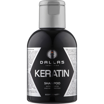 Шампунь Dalas Keratin з колагеном і молочним протеїном, 1 л - Pampik
