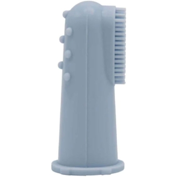 Силиконовая зубная щетка Difrax массажная Blue (377 Blue) - Pampik