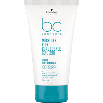 Крем Schwarzkopf Professional BC Bonacure Moisture Kick Curl Bounce Glycerol для увлажнения волнистых и вьющихся волос 150 мл - Pampik