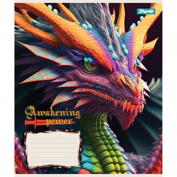 Набор тетрадей 1 Вересня Dragon, в линию, 12 листов, 25 шт. (766281) - Pampik