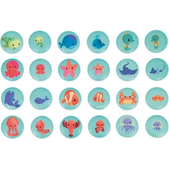 Гра-мемо для купання Janod Дитинчата тварин (J04723) - Pampik - 2