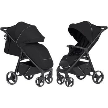 Прогулянкова коляска Carrello Bravo 2024 CRL-8512 pure black (26179) - Pampik - 3
