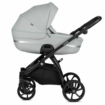 Коляска Tutis Uno 3 Plus Standart Risso, 2 в 1, сіра (1072142) - Pampik - 2
