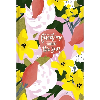 Зошит для записів MonAmi, A5, у клітинку, 80 арк., квіти (A5-IC-080-7002K) - Pampik