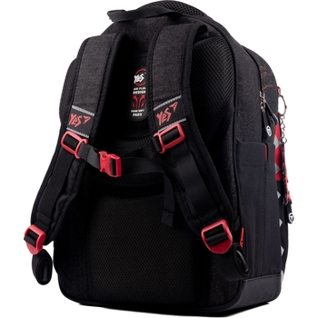 Рюкзак шкільний Yes S-91 Shark, черный (553636) - Pampik - 3