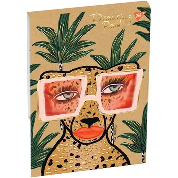 Альбом для малювання Yes Bouffants&Broken&Hearts, А4, 40 аркушів (130464) - Pampik