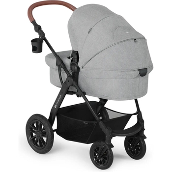 Универсальная коляска 3 в 1 Kinderkraft Xmoov CT светло-серая (00-00305177) - Pampik - 5