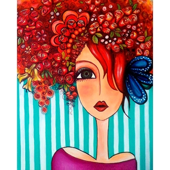 Алмазна мозаїка Santi Руда красуня, 40х50 см (954339) - Pampik