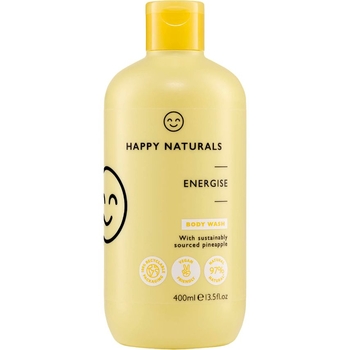 Гель для душу Happy Naturals Energising, 400 мл - Pampik