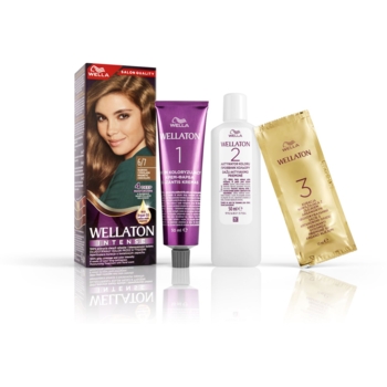 Інтенсивна крем-фарба для волосся Wellaton відтінок 45479 магнітичний шоколад 110 мл - Pampik - 3