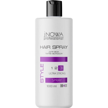 Рідкий лак jNOWA Professional Special Style ультрасильної фіксації, 1 л - Pampik