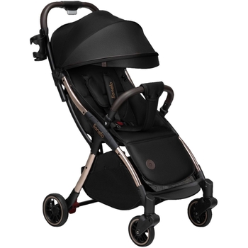 Прогулянкова коляска Lionelo Julie One Black Gold, чорна (LO-JULIE ONE BLACK GOLD) - Pampik