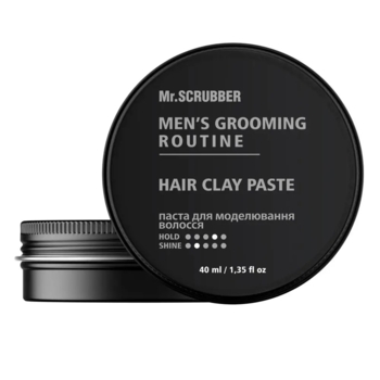 Паста для моделювання волосся Mr.Scrubber Men's Grooming Routine, 40 мл - Pampik