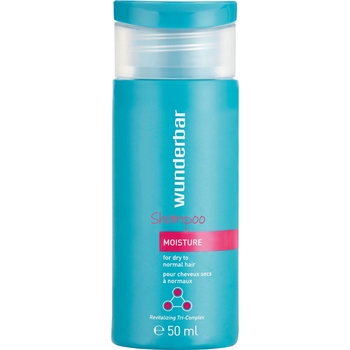 Шампунь увлажняющий Wunderbar Moisture, для нормальных и сухих волос, 50 мл - Pampik