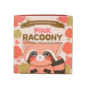 Гидрогелевые патчи для глаз и скул Secret Key Pink Racoony, 60 шт. - Pampik