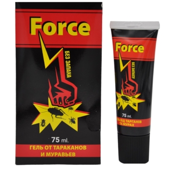 Гель Force від тарганів та мурах, 75 мл - Pampik