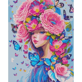 Алмазна мозаїка Santi Квітуча, 40х50 см (954527) - Pampik