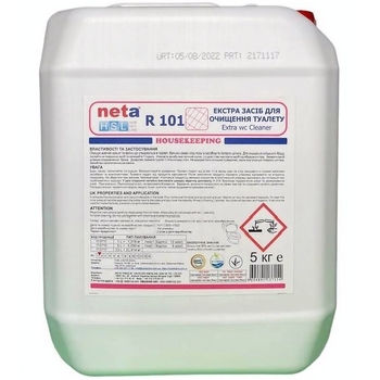 Засіб для очищення унитазів Neta R 101-5 концентрат 1:4, 5 кг - Pampik