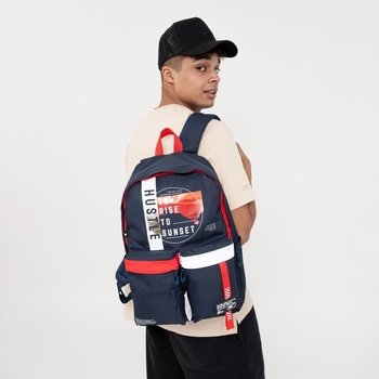 Рюкзак Yes T-126 Hustle, синий (558931) - Pampik - 15