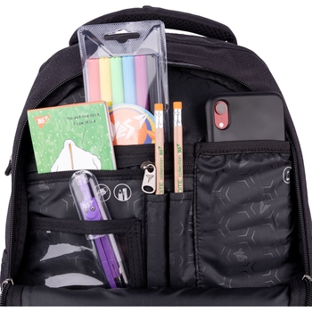 Рюкзак Yes TS-41 Cats, черный (554671) - Pampik - 13