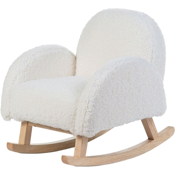 Крісло-гойдалка Childhome Teddy white, білий (RCKTOW) - Pampik