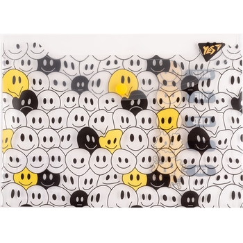 Папка-конверт Yes Melt Smile, B5, с кнопкой (492145) - Pampik