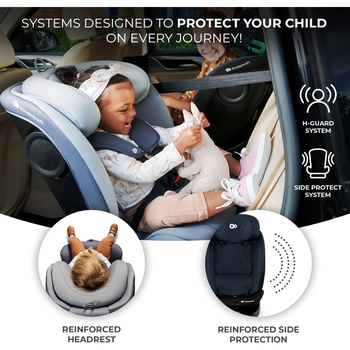 Автокрісло Kinderkraft i-Grow i-Size чорне (00-00305220) - Pampik - 11