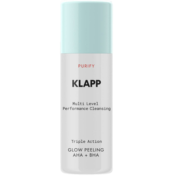 Комплексний пілінг Klapp Multi Level Performance Purify Triple Action Glow Peeling With AHA + BHA для сяяння шкіри 30 мл - Pampik