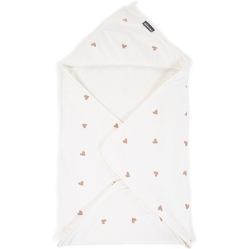 Рушник з капюшоном Childhome Hearts, 80x80 см, білий (CCBCJOH) - Pampik - 2