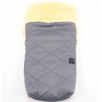 Теплий конверт Kaiser Натура, з натуральної овчини, вафельний антрацит (6541112) - Pampik - 4