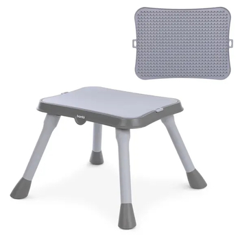 Стільчик для годування 3 в 1 Bambi M 5672-11, сірий (25333) - Pampik - 4