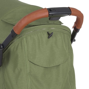 Прогулочная коляска El Camino Loona ME 1090-1 Olive Green, зеленая с черным (25381) - Pampik - 11