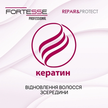 Відновлююча бальзам-маска Fortesse Professional Repair & Protect для сухого та пошкодженого волосся, що потребує живлення, 200 мл - Pampik - 5