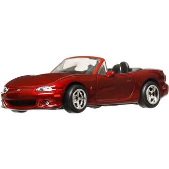 Колекційна модель машинки Hot Wheels Преміальні автівки '04 Mazda Mazdaspeed Miata червона (GJT68/HKF22) - Pampik - 2