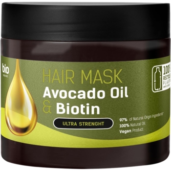 Маска для волос Bio Naturell Avocado Oil & Biotin ультрасила 295 мл - Pampik